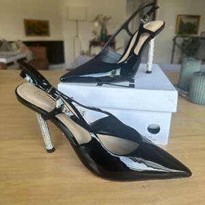 Schutz Glam Heel Black size 8